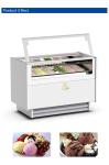 Gelato Ice Cream Showcase Industrial Refrigeration Equipment N.W 255KG 220-240V