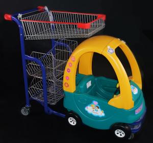 Wholesale Baby Cart Supermarket Shopping Trolleys Customized 60KG - 140KG Capacity from china suppliers