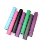 Custom Logo Natural Rubber Eco-Friendly Non slip Non Toxic PU Leather Yoga Mat