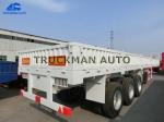 Leaf Spring Suspension Side Wall Truck Semi Trailer With Fuwa/Bpw Brand Axles