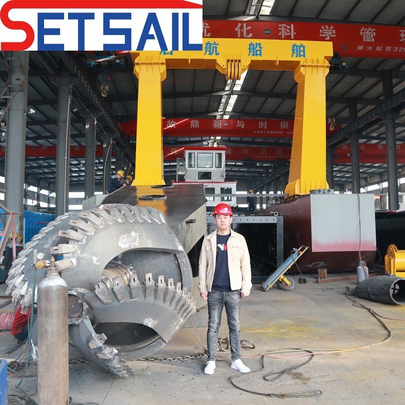 Customized 24 Inch Cutter Suction Dredger with Water Flow Meter