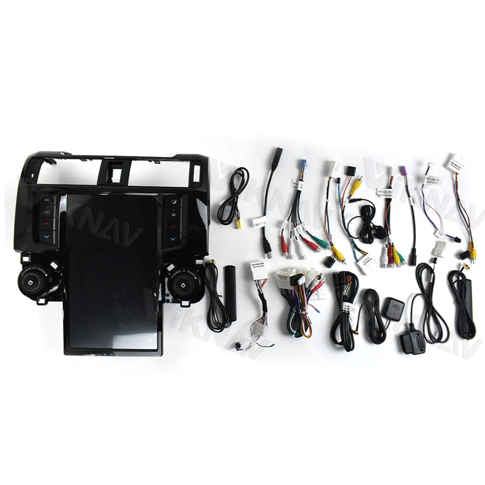 Viknav Car Radio For Toyota 4 Runner (2009-2019) 13.6 inch Android 13 GPS Navigation Auto Multimedia Player 2 Din Stereo
