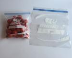 Food Saver Zipper Plastic Vacuum Bag, Double zipper bpa free food grade liquid