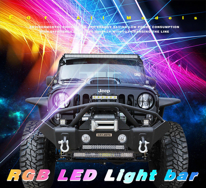 5D Optical Lens Straight Cree Led Driving Light For Truck , 22.5 Inch 120W Led Bar