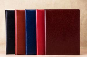 China High End Personalized Leather Padfolio / Leather Portfolio Binder 5 Color Available on sale