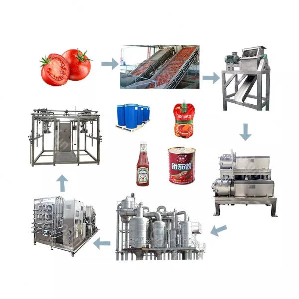 customized cpmplete Tomato processing Line In China tomato sauce process machine high quality equipment for tomato juice/sauce/jam