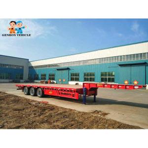 Wholesale Detachable Lowboy 50t 13000mm Heavy Duty Low Bed Trailers from china suppliers