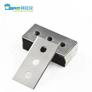 Wholesale Three Hole Film Cutting Blade Double Bevels Industrial Razor Blade from china suppliers