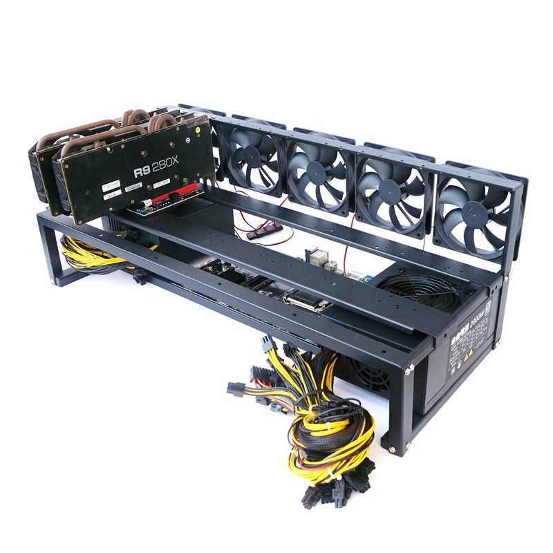 6 8 12 GPU Case Mining Mother Board S11 Vertical Graphics Card Holder For Asic Mining