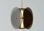 Modern simple bottle glass hanging pendant lamps creative e27 ceiling chandelier