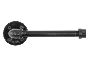Wholesale E Coated Industrial Pipe Fitting Wall Shelf , NPT / BSPT Thread Toilet Paper Holder from china suppliers