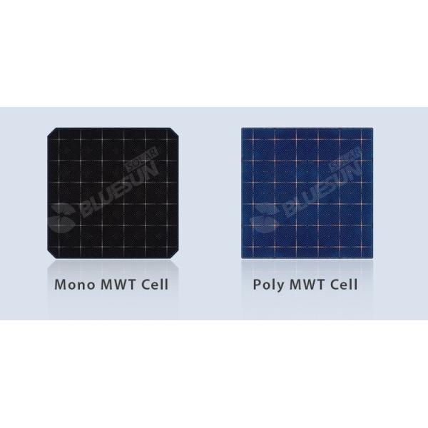 Bluesun MWT Solar Panel 330W 340W 350W 380W Poly Solar Panels With MWT Technology Panel