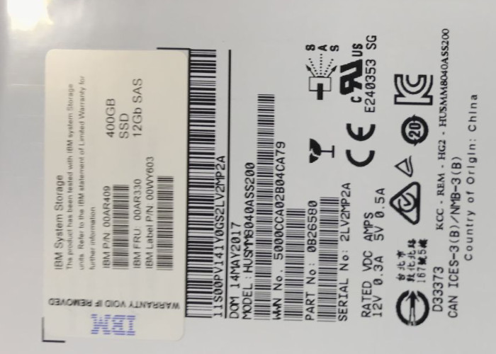 00AR331 800GB Server Hard Disk SAS 12GB SSD V7000 Gen2 Quick Delivery