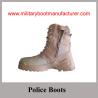 Buy cheap Wholesale China Man-made PU Leather Khaki Color Police Desert Boot from wholesalers