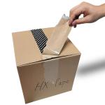 Black Printable Eco Friendly Kraft Paper Tape For Box Sealing