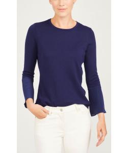 Wholesale WOMEN'S 60% cotton/20% viscose/15% nylon/5% cashmere KNITTED SWEATER PULLOVER from china suppliers