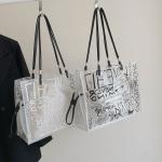 Transparent Large Bag Women New Trendy Fashion Women'S Bag Summer Large-Capacity