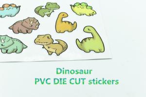 Wholesale Oil Proof Dinosaur PVC Vinyl Stickers For Scrapbook from china suppliers