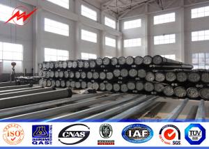 Wholesale 230kv 3mm Thickness Tubular Steel Pole With Prestressed Anchor Bolt Accessories from china suppliers