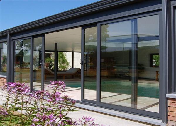 Hot Sale High Quality Aluminum Door With Glazed Glass For House Building From