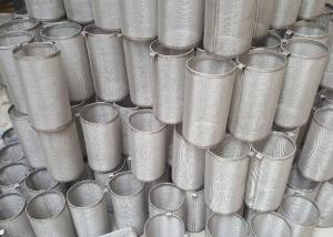 Wholesale Customized 316 304 Stainless Steel Filter Mesh Screen Filter Tube / Filter Cylinder from china suppliers
