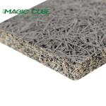 Meeting Room High Density Soundproof Panel Cementitious Wood Wool Ceiling 600