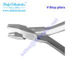 V-Stop pliers of dental products from orthodontic supply company