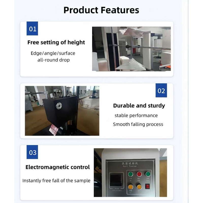 Double Wing Drop for Test Machine for Packaging Drop Impact Testing