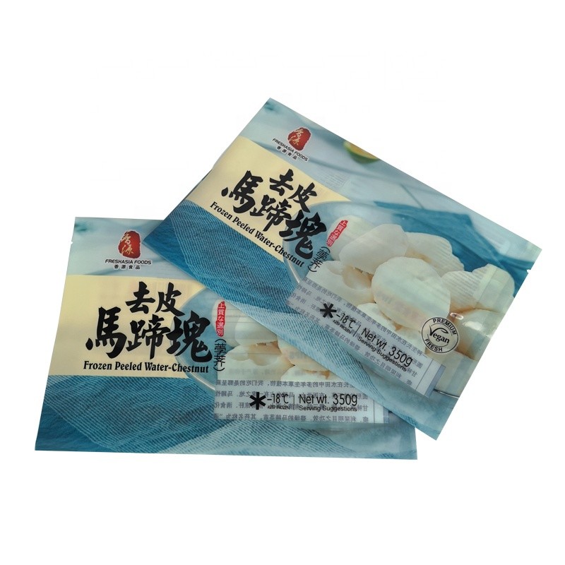 Hot Sale Resealable Window Sealed Vacuum Vegetable Nylon Mylar Food Bags