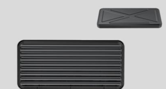 Wave and X-shaped cover options for gas stove