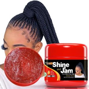 Wholesale Private Label Hair Styling Gel Super Hold Braiding Gel Red Edge Control for Salon from china suppliers