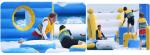 Logo Printing Aqua Sports Inflatable Floating Water Park PVC Tarpaulin