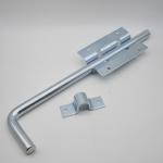 heavy duty Door Latch DL610, lock for door Size: 350, white zinc plating