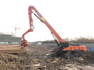 Wholesale Excavator Mounted Hydraulic Pile Driving Equipment Fast Silence Operation from china suppliers