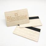 Free Design Wood Rfid Gift Printing Promotional Magnetic Stripe Card Smart Card