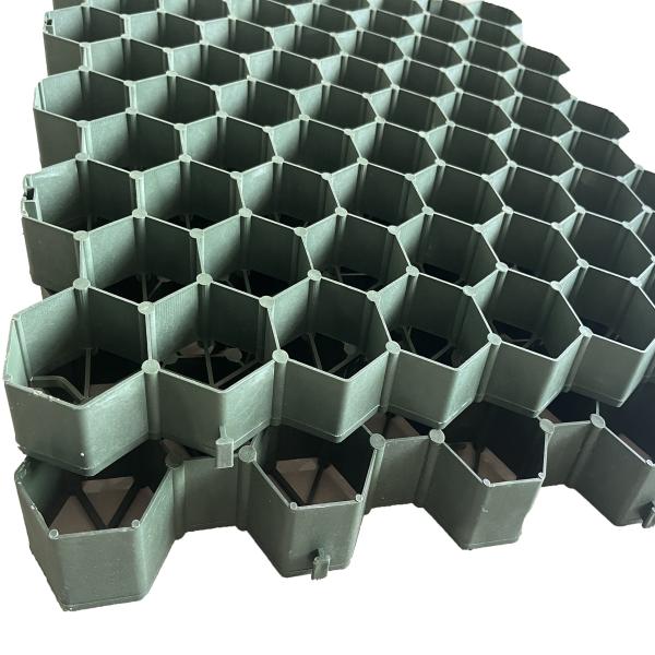 HDPE Grass Grids Pavers for Pedestrian Traffic Core Landscape 38mm 48mm 68mm