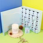Blue 25 surprise countdown calendar gift box Birthday Valentine Christmas gift