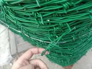 Wholesale 16 Gauge Pvc Coated Barbed Wire For Military Defence from china suppliers
