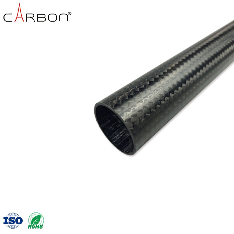 Strong and Durable H Content % 0.009% Carbon Fiber Tube for Sports Machinery Equipment