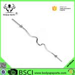 Wholesale 47" Inch EZ Curl Steel WeightLifting Barbell Bar