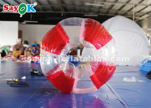 Wholesale Inflatable Suit Game 1.5m 0.8mm PVC Inflatable Bubble Soccer Transparent / Red / Green Color from china suppliers