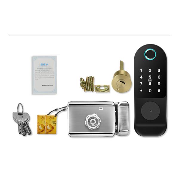 250mm Keyless Sliding Door Lock Multi Function Fingerprint House Door Lock