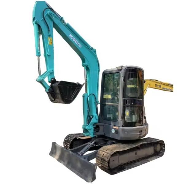Tracked hydraulic Kobelco second-hand excavator SK55SR used construction