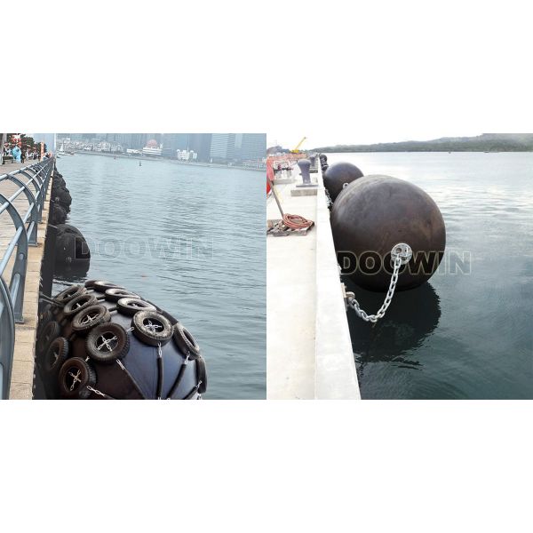 Yokohama Pneumatic Rubber Fenders Lightweight Net Type / Sling Type