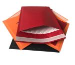 UV Coating Kraft Mailer Envelopes Hot Melt Glue Closure 10mm Diameter