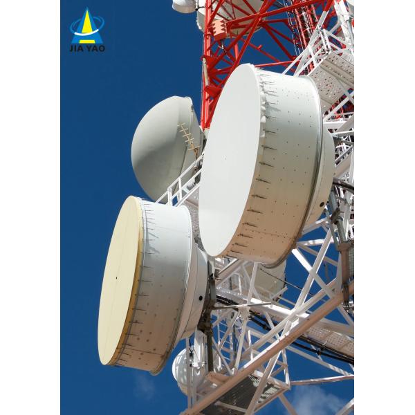 Steel Lattice Tower Telecom Satellite Phone Cellphone Cell Site 4 Legged Cellular Tower