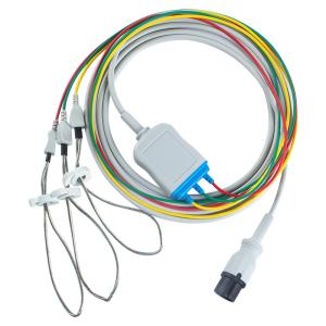 Wholesale AAMI Animal Veterinary ECG Cables and Leadwires 6pin Connector ECG Cable 3 Lead leggings from china suppliers