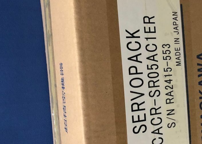 CACR-SR05AC1ER SERVO CONTROL CACR-SR SERIES SERVOPACK CONTROLLER CNC/ROBOTICS AXIS CONTROLLER 200 VAC 5 KW.
