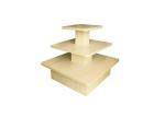 Freestanding MDF Wood Slatwall Display Stand , Store Slatwall Display Fixtures