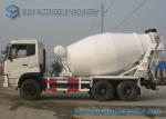 6X4 Dongfeng Dalishen Transit Cement Mixer Truck 10000 Litre White Colour